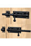 Door Latch Sliding Bolts Latch Hasp Gate Safety Lock Heavy Duty Garden Gate Shed Sliding Tower Bo... - 2