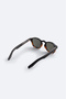 Black Round Frame Polarized Sunglasses B008800 - 4