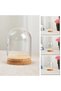8x10cm 10-18cm Clear Glass Hemisphere Cover Glass Dome Covers Protect Dry Flower For Flower Succulen - 8