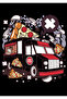 Unisex Kitchen Apron Pizza Printed Fire Department Themed Graphic Pattern Comfortable Cut Daily Use Modern - 4