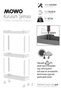 Slim 3-Tier Rolling Shelf Unit in White, Bathroom Shelf, Kitchen Shelf, Bathroom Organizer - 7