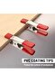6inch 8PCS 8PCS 2/4/6inch Metal Spring Clamps Tent Clips with Rubber Tips Heavy Duty Spring Metal Cl - 2