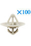 100pcs 10-100Pcs For Renault Trafic GM Volvo Iveco 7703077421 Clips Push Rivet Retainer Car Clip Pla - 4