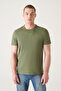 Men's Khaki Basic Cotton T-Shirt E001000