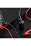 1m Cleqee P1037 2PCS 4mm Banana Plug To Alligator Clip Test Leads Kit Crocodile Clamps Multimeter Ca - 5