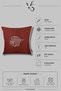 Embroidered Fish Pattern Decorative Edged Water Repellent Fabric Orange 45*45 cm Cushion Cover Boat - Garden - Balcony - 5
