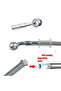 400mm 28 Degree Silver Grey 400 To 2200mm Hydraulic Brake Hose DOT Oil Pipe Line Braided Cable 10mm - 5