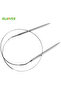 11Pcs/set 80 cm Stainless Circular Knitting Needles Circular Knitting Pins Crochet Weaving Pins N... - 5