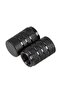 4Pcs Black 4pcs Universal Car Wheel Tire Valve Stem Caps Dust Covers Aluminum Tire Wheel Stem Air Va - 8