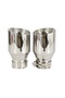 IN 63MM OUT 89MM 1PCS Inlet (63mm) Outlet (89mm) stainless steel universal Exhaust Tip/Muffler pipe - 8