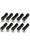 10Pcs 18650 Battery Holder Power Bank Plastic Battery Storage Box Case With Lead Wire 150mm Hold ... - 8