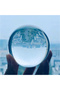 60mm D2 Crystal Ball Perfect Lensball Clear Glass K9 Healing Sphere Photography Props New Artificial - 7