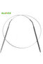 11Pcs/set 80 cm Stainless Circular Knitting Needles Circular Knitting Pins Crochet Weaving Pins N... - 4