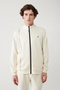 سويت شيرت رجالي ذو ياقة قائمة مطبوعة وملمس ناعم ومقاس عادي A41Y1225 - 3