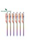24cm 6PCs Boundless Voyage 6pcs Heavy Duty Titanium Alloy Camping Tent Stakes Peg for Outdoor Trip H - 2