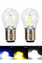 6000K 1157 BAY15D white 2X P21W Ba15s 1156 Led 1157 Bay15d Bulb Socket Filament Chip Car Light Bulb - 8