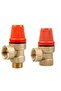 1/2" Female Female 3bar 1pcs Brass Safety Valve Drain Relief Switch 1/2 Inch DN15 For Solar Water He - 7