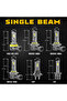 H8 H11 6500K White BMTxms 2Pcs 20000Lm 80W H7 LED Turbo Headlight Bulb Canbus H8 H11 H1 9005 HB3 900 - 6