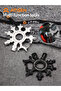 WHITE Multifunctional Snowflake Wrench Tool Popular portable Stainless Steel Creative Outdoor bicycl - 7
