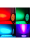 US Plug New 80W upgradation 54 par light LED Stage Party Lights Flat Par Strobe Dmx512 Control RGB 3 - 4
