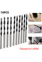 10Pcs Drill Bits Wood Drills With Center Point Wood Cutter Hole Sawcarpentry Tool 4mm Diameter Fo...