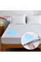90x200x30cm 1pc Soft Terry Cloth Waterproof Elastic Fitted Sheet, Breathable Terry Mattress Protecto - 5