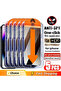 iPhone17 Pro Max Anti Spy Glass 5Pcs 5Pcs Dust Free Installation Privacy Screen Protector for IPhone
