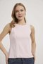 Sleeveless Blouse with Flounces on the Skirt - 2