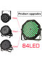 US Plug New 80W upgradation 54 par light LED Stage Party Lights Flat Par Strobe Dmx512 Control RGB 3 - 5