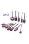 12Pcs Abrasive Polishing Mounted Stone For Rotary Tools Grinding Stone Wheel Head Tools 2.35mm Sh... - 3