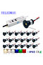 Black shell 30D 18 Lamps and 1Driver Warm white 3000k 1W Mini Spotlight IP65 15mm Recessed Spot Leds - 8