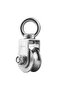 U Type 500KGS U/V Type Swivel Pulley 304 Stainless Steel Duplex Bearing Super-Silent Detachable Rota - 7