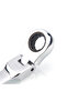 14mm 1-Piece Ratchet Wrench of Keys Spanner Hand Tool 72-Tooth Ratcheting Flexible Head Mirror Finis - 3