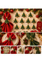 12 Pieces - Pine Tree Christmas Napkin Ring (Not Real) Christmas - Metal Accessory - 3