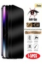 قطعة واحدة مضادة للتجسس لهاتف iPhone 14 Pro Max، من 1 إلى 5 قطع، زجاج مضاد للتجسس لهواتف iPhone 15 و14 و13 و12 و11 Pro Max وMini X - 8