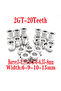 5mm 6mm 2GT 20Teeth Synchronous Wheel Belt Width 6/9/10/15mm Inner Hole 3/3.17/4/5/6/6.35/8mm Timing - 8