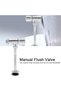 Zinc Alloy Flush Valve Hotel Bathroom Toilet Hand Pressing Flushing Tools Toilet Flush Valve Toilet