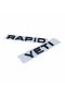 OCTAVIA Black ABS Car Rear Emblem Trunk Badge Sticker for Octavia Kodiaq Karoq Superb Rapid Fabia Ka - 3