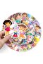 Bandai 51pcs Cartoon Animation Dora Children's Animation Personalized Luggage Scooter Refrigerator D - 3