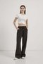 Trok Starry Crew Neck Crop T-Shirt - 3