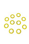 YELLOW 10x Gear Case Lube Oil Drain Plug Washer Gasket 26-830749 For Mercury Marine/Mercruiser Boat - 8