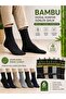 Men's 6 Pairs Bamboo Socks Summer Premium Thin Socks Black Navy Blue Beige Gray - 2