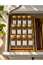 12-Piece Bamboo Lid Spice Jar Set with Wooden Stand, Glass Jars with Bamboo Lids and Wooden Stand, Glass Spice Set - 2