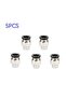 1I4 6mm 5Pcs Black Pneumatic Air Connector Fitting PC 4mm 6mm 8mm 10mm 12mm Thread 1/4" 1/8" 3/8 1/2