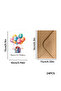 822-24pcs 24 colorful birthday cake pattern greeting card set with envelope - perfect for birthdays, - 2