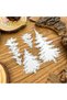 Original Retro Winter Layers Pine Trees Metal Cutting Dies Scrapbooking Decorative Embossing - 3