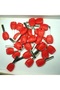 5pcs 5Pcs/Lot Red AB Dual Groove Key Blanks Colorful Plastic Handle Household Door Lock Uncut Keys - 3