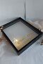 40x50 Cm Black LED Deep Memory Frame - Rose Box - Decorative Memory Frame - White Background! - 2
