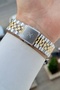 Dial in Navy Blue, Strap in Gold Gray Color Same as Pictured 42 mm Men's Wristwatch - 4