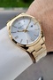 Gold Color Same as the One in the Image 40 mm Men's Calendar Watch